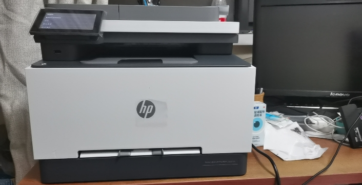 惠普HP LaserJet Pro 3388fdw A4彩色激光一体机打印复印一体机自动双面打印无线打印复印扫描传真惠普3388fdw彩色激光打印机一体机 代替惠普281fdw打印晒单图