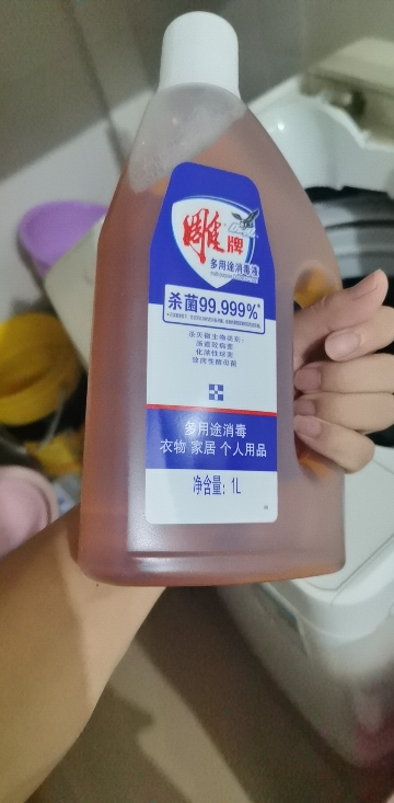 雕牌多用途消毒液1L专用室内家用衣物除菌杀菌液消毒水温和高效洗衣杀菌99.99%晒单图