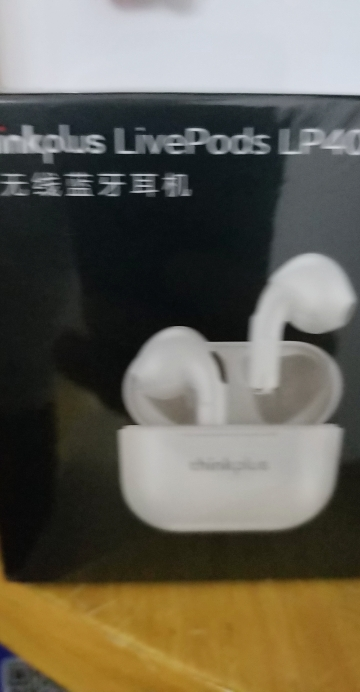 联想/Lenovo 蓝牙耳机 LP40黑色 TWS真无线 游戏影音通用音乐耳塞 半入耳式 适用于安卓华为小米手机晒单图