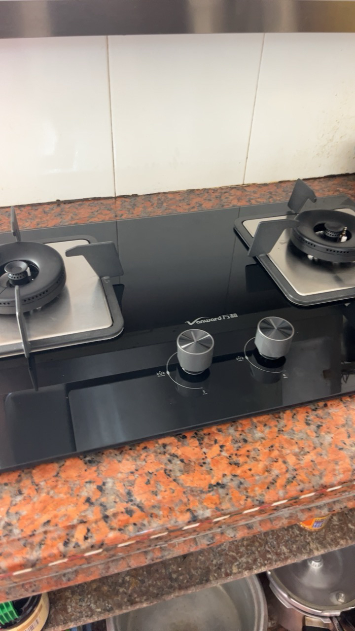 万和 一级能效 [蓝莲花]燃气灶4.8kW大火力玻璃嵌入式台式两用灶具 易清洁灶具JZY-B9L50(液化气)晒单图