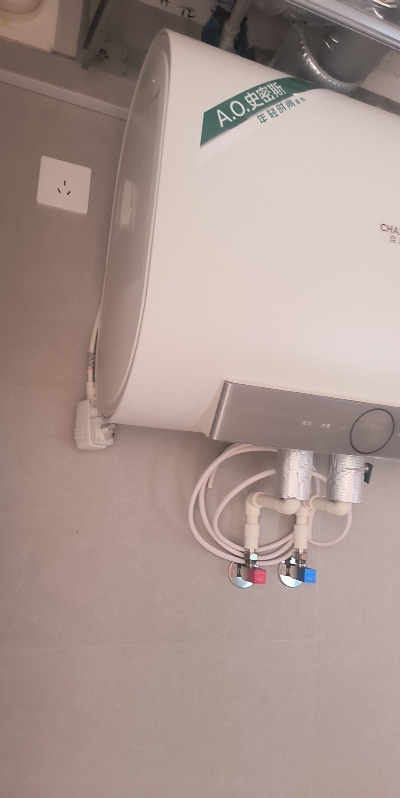 AO史密斯佳尼特[银河]60升电热水器 超薄双胆扁桶 双3kW速热 专利免清洗 CTE-60HTB晒单图