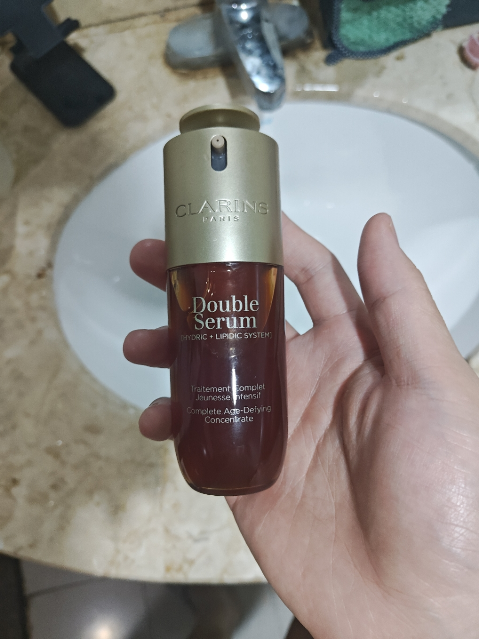 娇韵诗(CLARINS) 第九代双萃焕活修护精华露50ML 保湿补水易吸收不油腻抗初老抗皱 熬夜精华晒单图