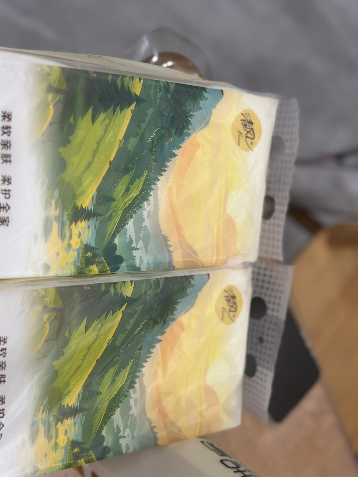 清风悬挂式抽纸4层250抽2提餐巾纸家用实惠装厕纸擦手卫生纸巾晒单图