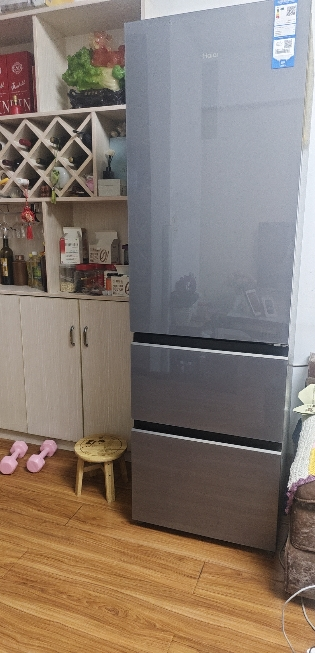海尔(Haier)406升三门冰箱 全空间保鲜 零距离自由嵌入 EPP超净系统 BCD-406WLHD314ASU1晒单图