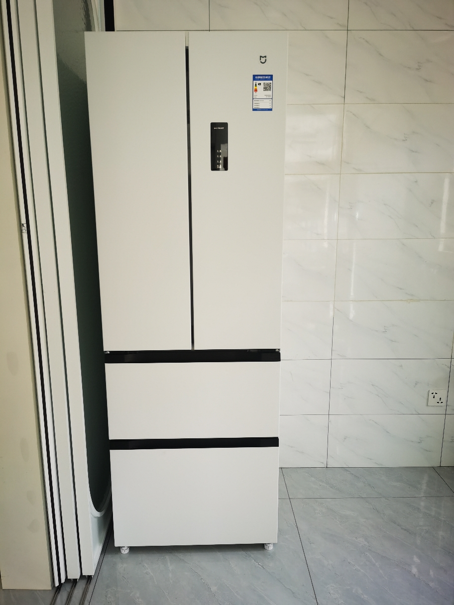 米家小米冰箱400L法式多门家用一级变频60cm超薄平嵌小户型冰箱 以旧换新官方正品BCD-400WFMBI晒单图