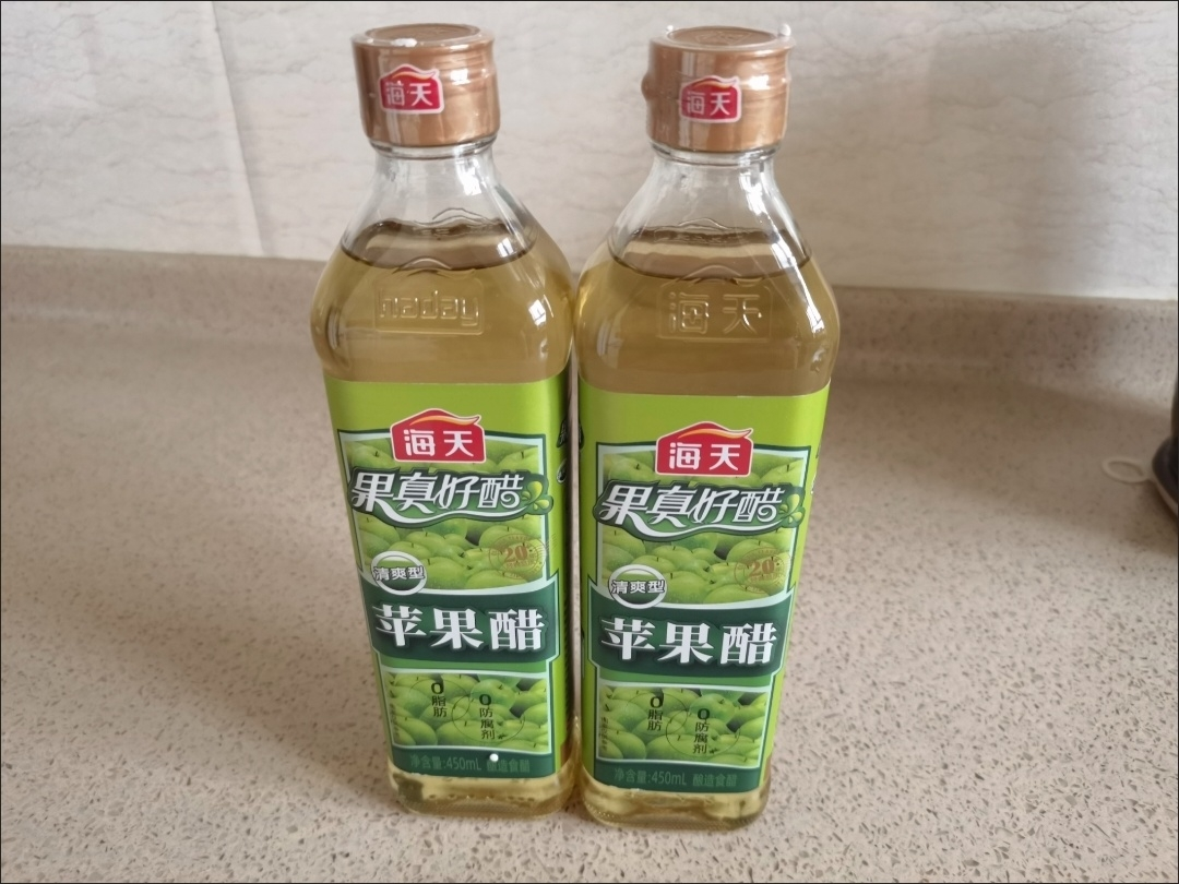 海天食醋 苹果醋450mL*2酿造醋 家用厨房炒菜凉拌腌制调味品晒单图
