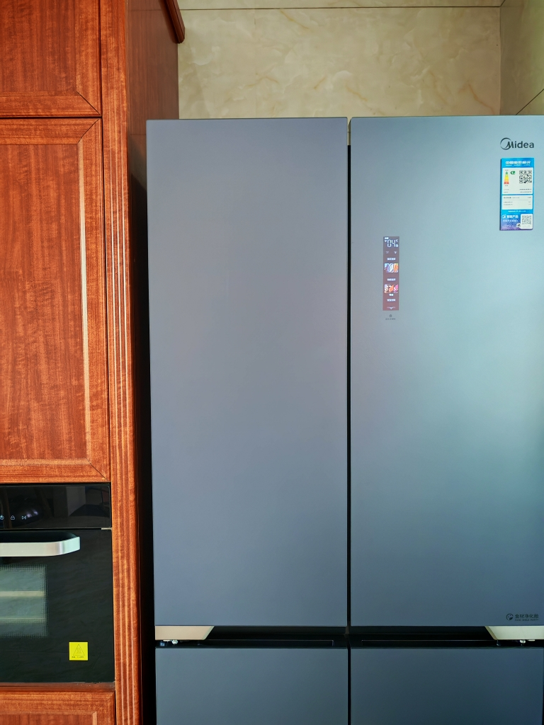 美的冰箱BCD-521WUSGPZM迷境灰晒单图