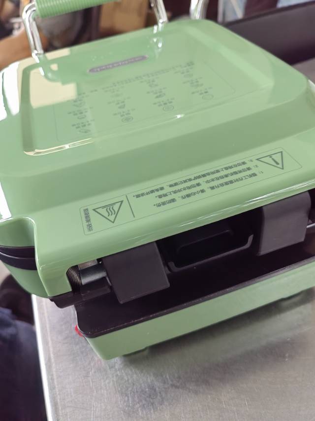 摩飞电器(Morphyrichards)电饼铛家用早餐机小型多功能煎烤锅轻食面包吐司压烤机华夫饼机 MR8600清新绿晒单图