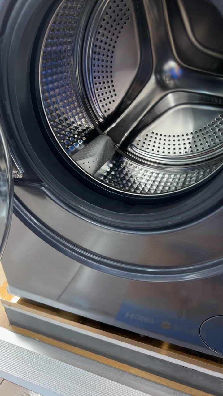 海尔(Haier)云溪系列 直驱变频 活水精华洗 滚筒洗衣机 智能投放 大筒径 XQG100-BLDE566BU1晒单图