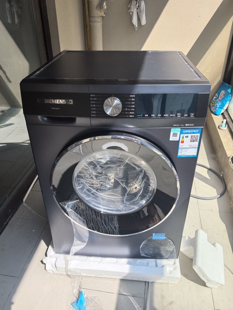 西门子 10KG大容量变频滚筒洗衣机全自动1400转变频电机 WB45UM110W 线下商场同款晒单图