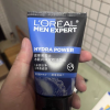 欧莱雅(LOREAL)男士水能润泽双效洁面膏100ml(深层清洁 保湿补水 各种肤质 洗面奶洁面乳)晒单图