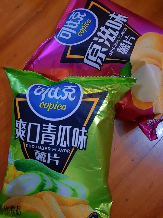 可比克薯片32g*5包随机口味膨化零食品烤土豆片办公室休闲小吃薯条晒单图