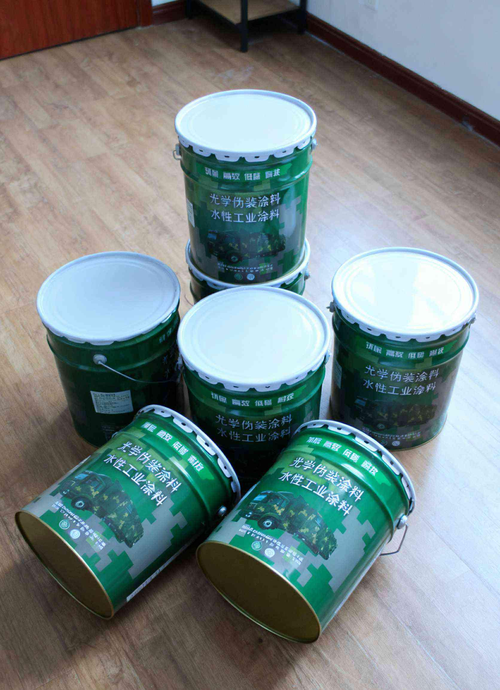 丛林狐 HY520 深蓝 涂料20KG晒单图