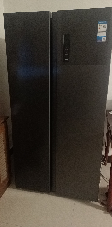 [自营]美的冰箱炭灰浮光对开门冰箱BCD-572WKPM 572升1级变频风冷自动除霜电脑控温家庭大容量晒单图