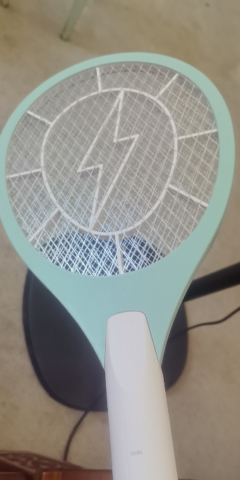 纬达斯907GB蓝色 电蚊拍家用卧室打蚊子充电式灭蚊拍电蚊拍灭蝇拍USB充电款电蚊拍-经典款晒单图