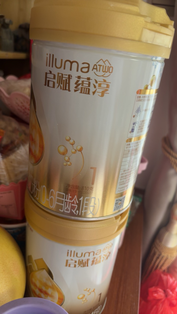惠氏婴儿配方奶粉启赋蕴淳1段810g*1罐0-6个月宝宝晒单图
