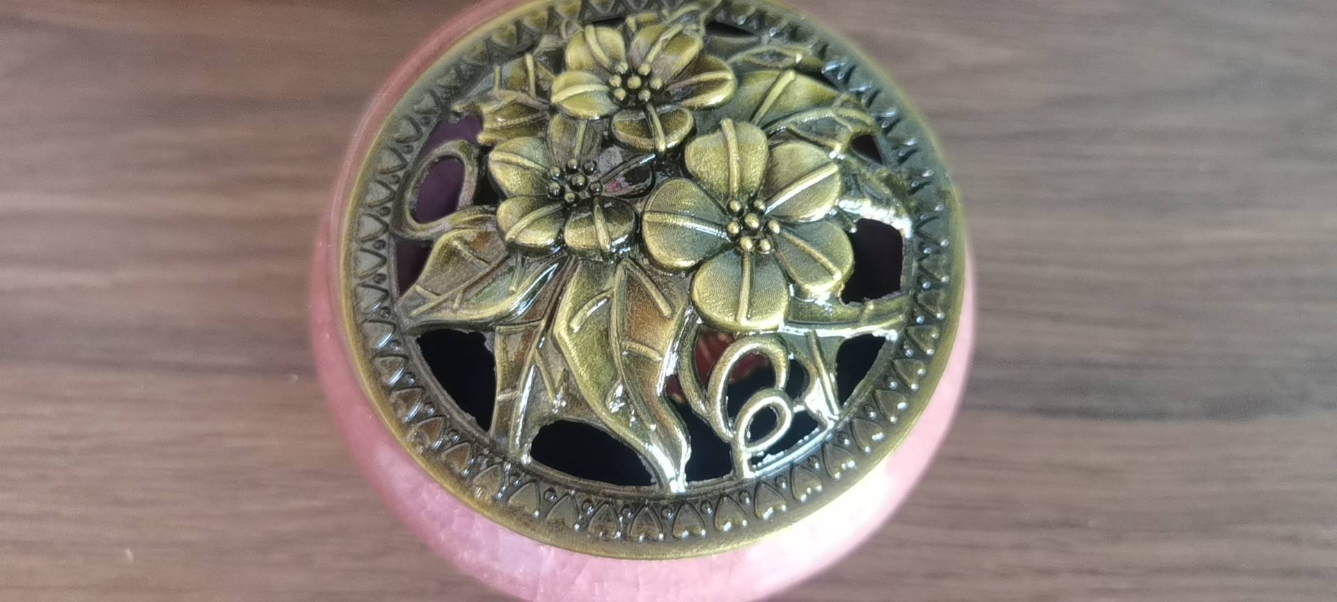 家柏饰(CORATED)优质陶瓷香炉 龙泉哥窑冰裂香薰炉 檀香炉盘香炉 鸡血红晒单图