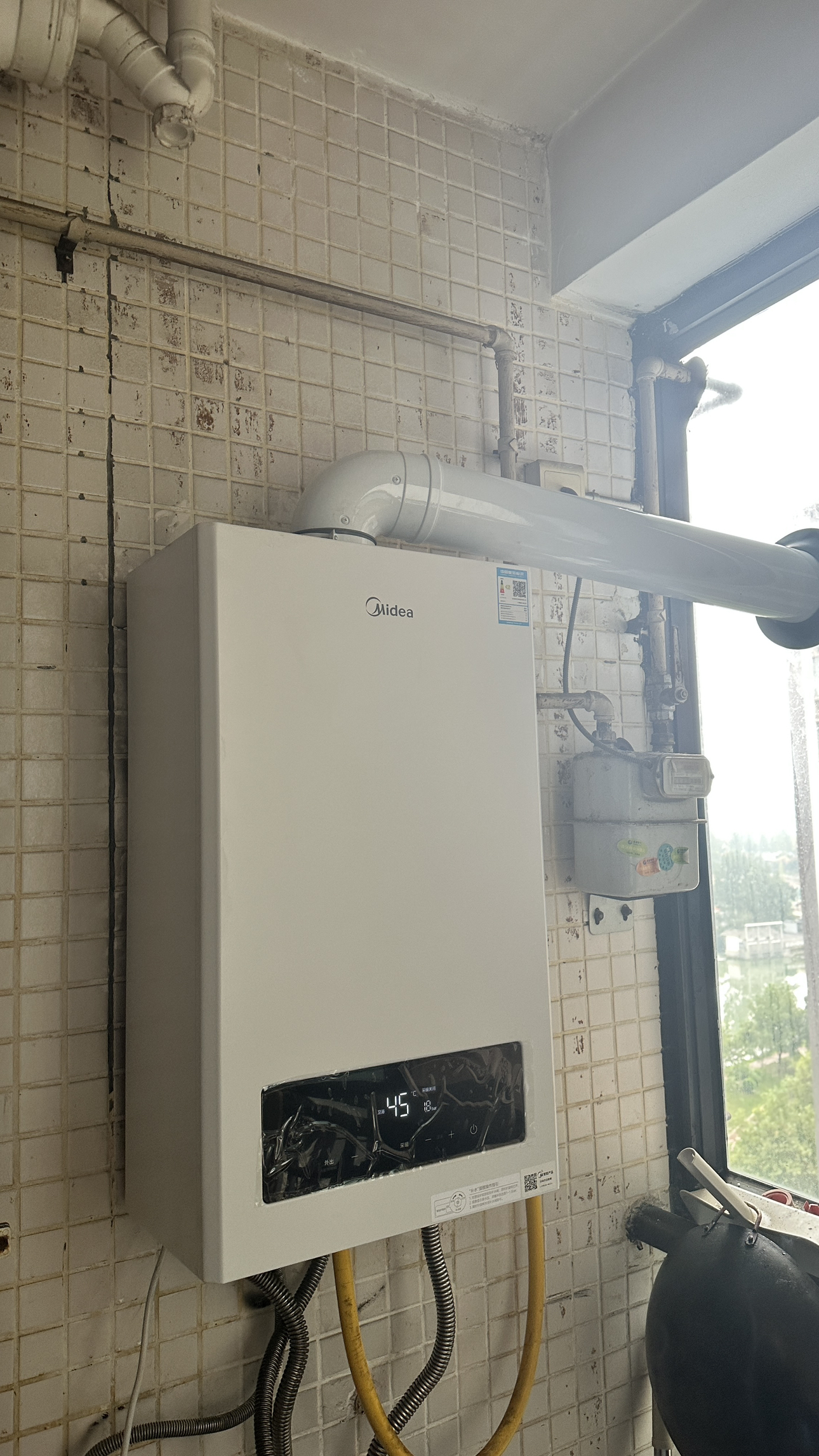 美的无极变频省气王恒温燃气壁挂炉天然气采暖地暖家用锅炉热水器 全新升级款L1GB28-MC2II晒单图