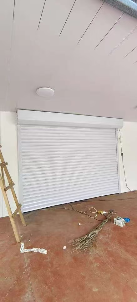 彩鲸(CAIJING)JLM-02A卷帘门铝合金卷闸门电动智能自动门遥控翻板车库门住宅家具门园艺护栏庭院提升门晒单图