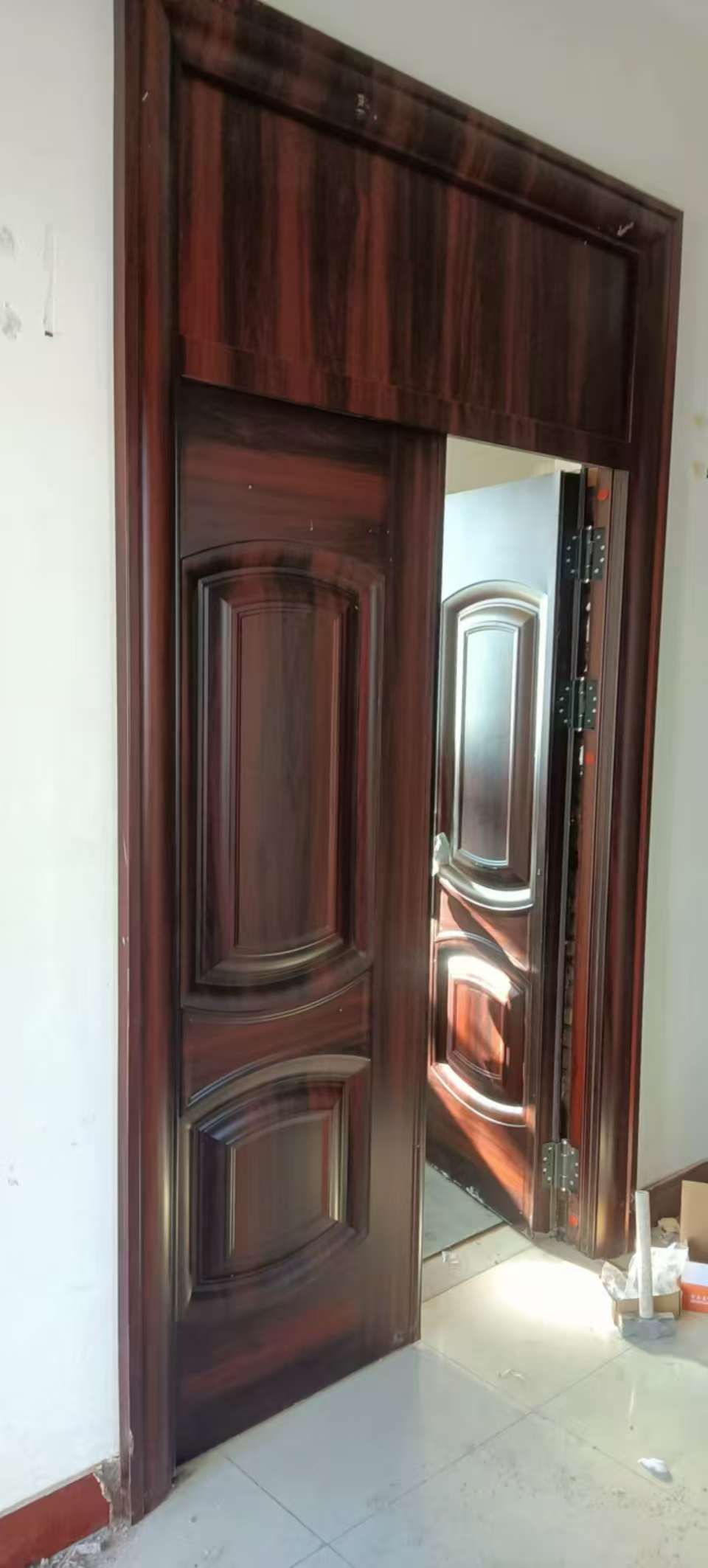 CJ-FDZM02钢质防盗门安全门钢质家用门进户门大门别墅入户门商业办公家具门酒店家具门晒单图