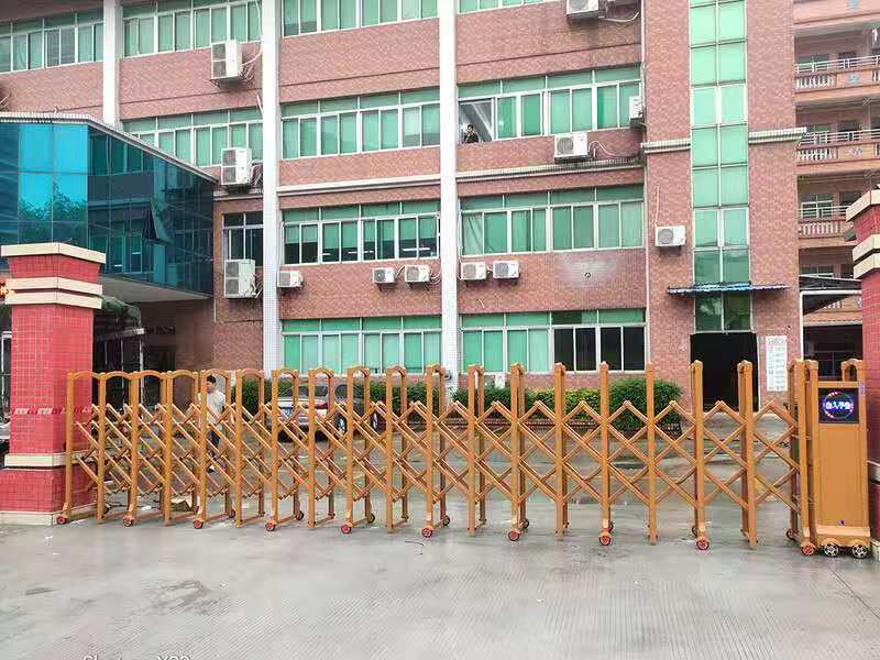 CJ-SSM036智能铝合金伸缩门学校小区工厂电动大门推拉门自营家装办公大门酒店家具电动门晒单图