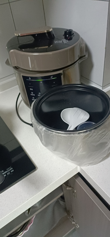 苏泊尔(SUPOR)电压力锅 5L家用全自动智能预约高压锅0涂层 煲汤婴儿粥双胆压力锅易收纳清洁SY-50YC5015晒单图