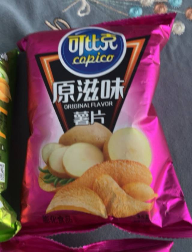 可比克薯片32g*5包随机口味膨化零食品烤土豆片办公室休闲小吃薯条晒单图