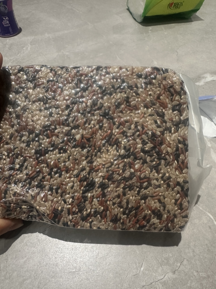 金龙鱼精选五色糙米1KG五谷杂粮主食真空装2斤紫米黑米血糯米晒单图