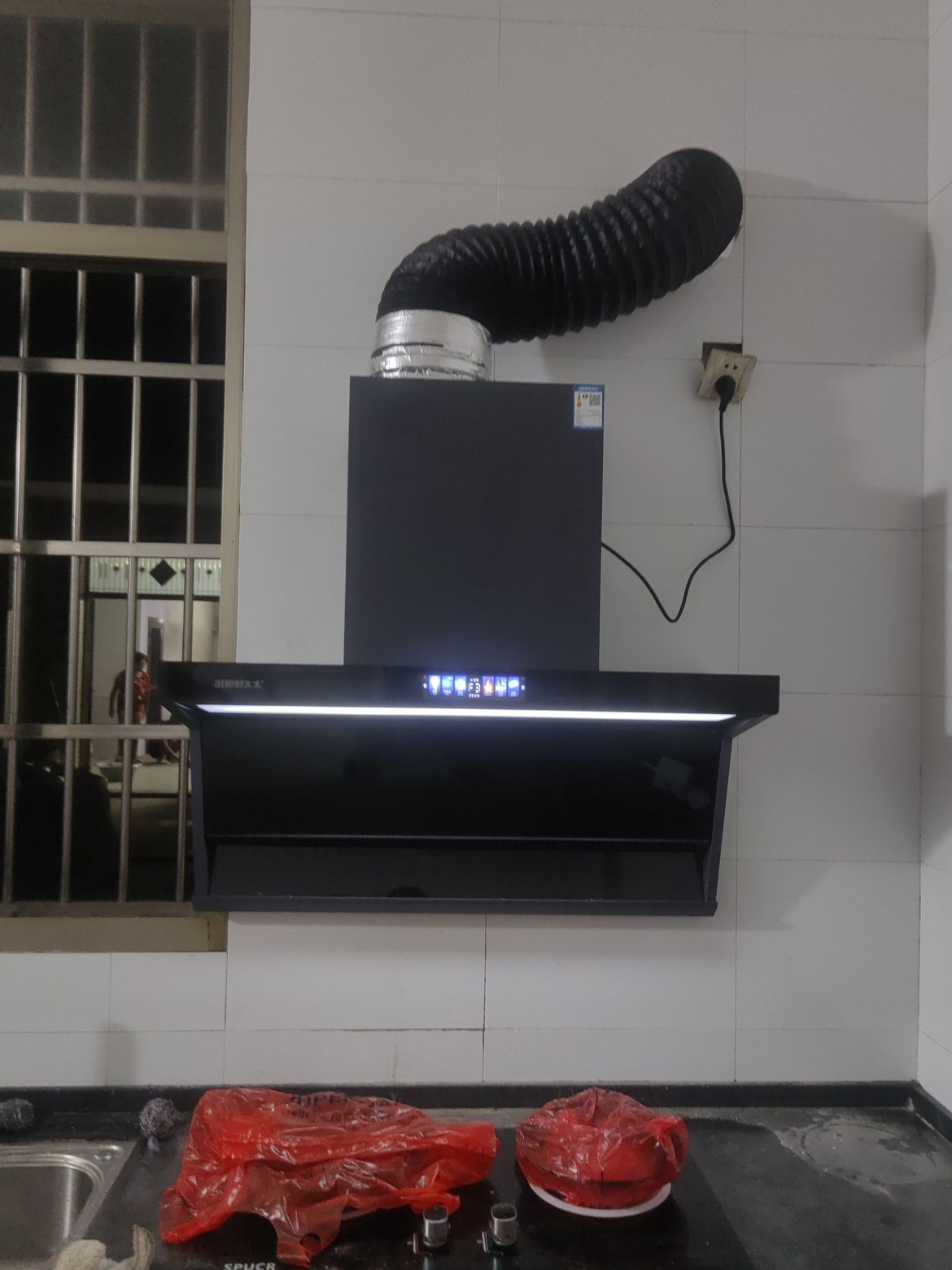 旺厨好太太 油烟机顶侧双吸 32立方大吸力家用7字吸油烟机大功率 自动清洗 语音声控 触摸式晒单图