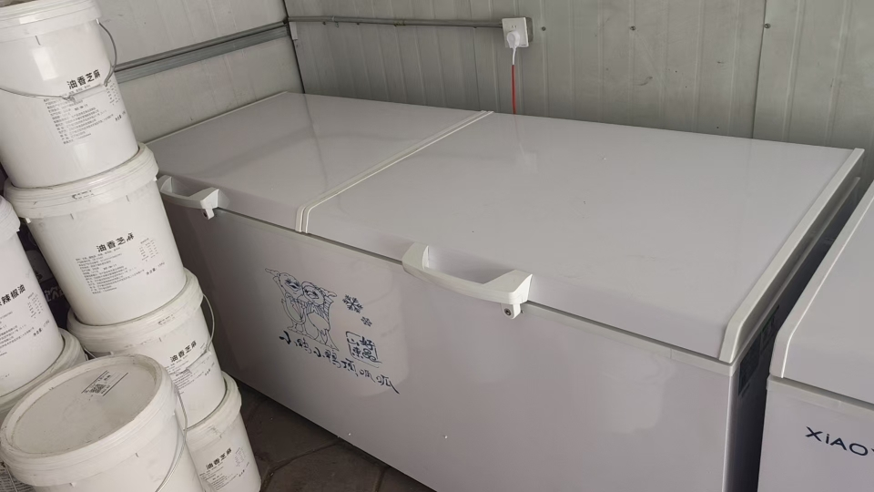 小鸭(xiaoya)冰柜商用卧式大容量冰箱家用冷藏冷冻保鲜铜管单双温超市冷柜-1150单温款晒单图