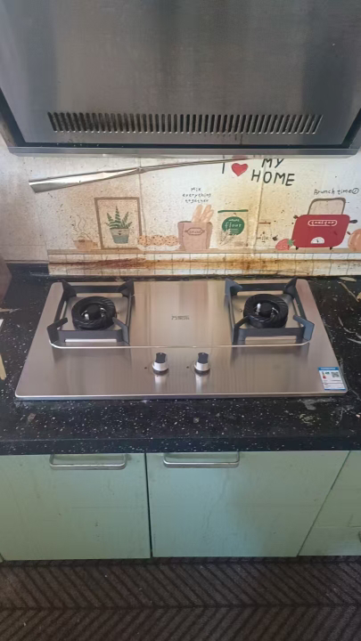万家乐聚能猛火燃气双灶家用 煤气炉台式嵌入式5.0KW快速点火 3D立体加热 一级能效全进风 加厚不锈钢面AY5G天然气晒单图