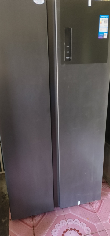 [自营]美的冰箱炭灰浮光对开门冰箱BCD-572WKPM 572升1级变频风冷自动除霜电脑控温家庭大容量晒单图