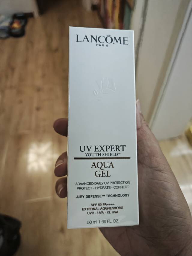 兰蔻(LANCOME)水漾轻透隔离露UV小白管空气感防晒霜 SPF50PA++++柔皙轻透防晒霜50ml (清爽/型)晒单图