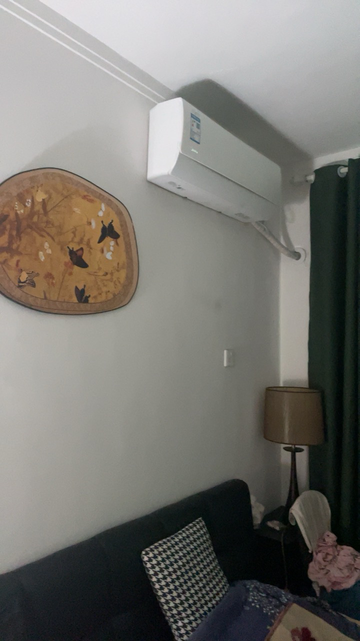 美的(Midea)空调挂机酷省电2匹家用一级能效变频冷暖客厅卧室工厂办公室商铺用官方正品KFR-46GW/N8KS1-1晒单图