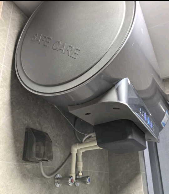 海尔(Haier)[小蓝瓶净肤洗DR7]麦浪系列富锶矿泉浴热水器电热水器一级能效变频速热全瓷内胆免清洗 80L晒单图