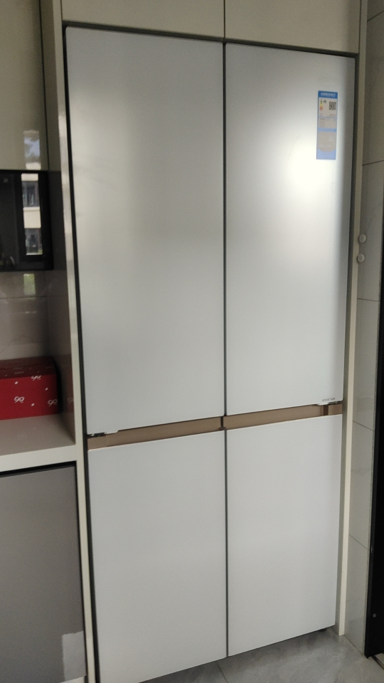 海尔(Haier) 509L十字对开门冰箱超薄零嵌全空间保鲜科技BCD-509WGHTD1BY6U1(白)晒单图