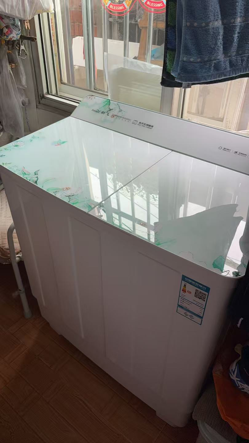 新飞(Frestec)12公斤半自动家用双缸洗衣机 节能 洗脱分离 大容量洗衣机 XPB120-1600GD晒单图