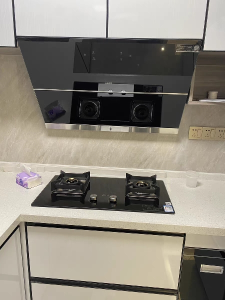 华帝(vatti)烟灶套餐i11171+i10059B抽油烟机燃气灶套餐23风量侧吸自清洗烟机5.0KW燃气灶具套装晒单图