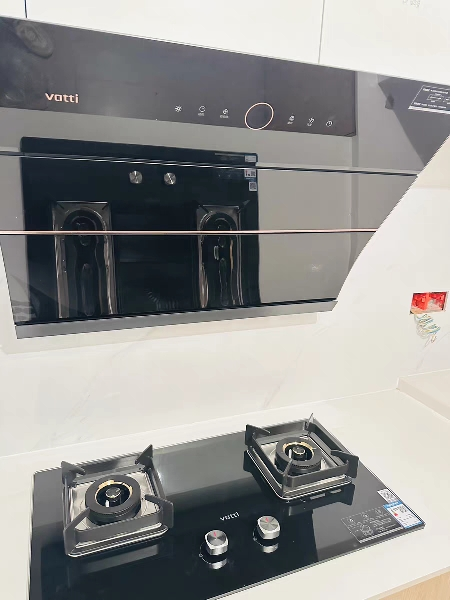 华帝(vatti)烟灶套餐i11171+i10059B抽油烟机燃气灶套餐23风量侧吸自清洗烟机5.0KW燃气灶具套装晒单图