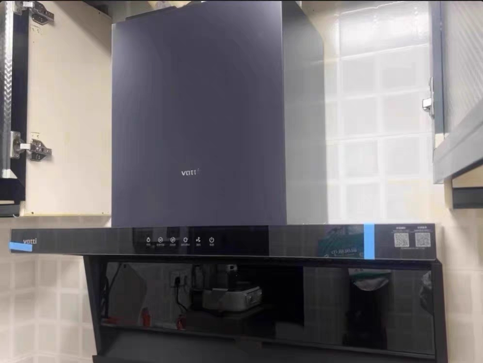 华帝(vatti)油烟机[小飞翼Pro K9]28风量大吸力脱排油烟机 i111K9超薄平嵌7字型变频顶侧双吸三腔自动洗晒单图