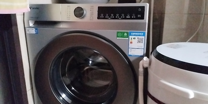 Leader 海尔智家出品 12公斤 变频 滚筒洗衣机 精华洗 流星银 1.21洗净比 XQGL120-LD536SU1晒单图