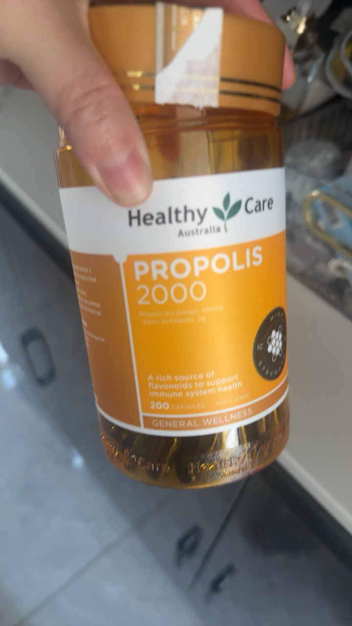 HealthyCare澳世康蜂胶金装黑蜂胶胶囊200粒/瓶装高浓度黑蜂胶2000mg澳洲原装进口 增强免疫膳食营养补充晒单图