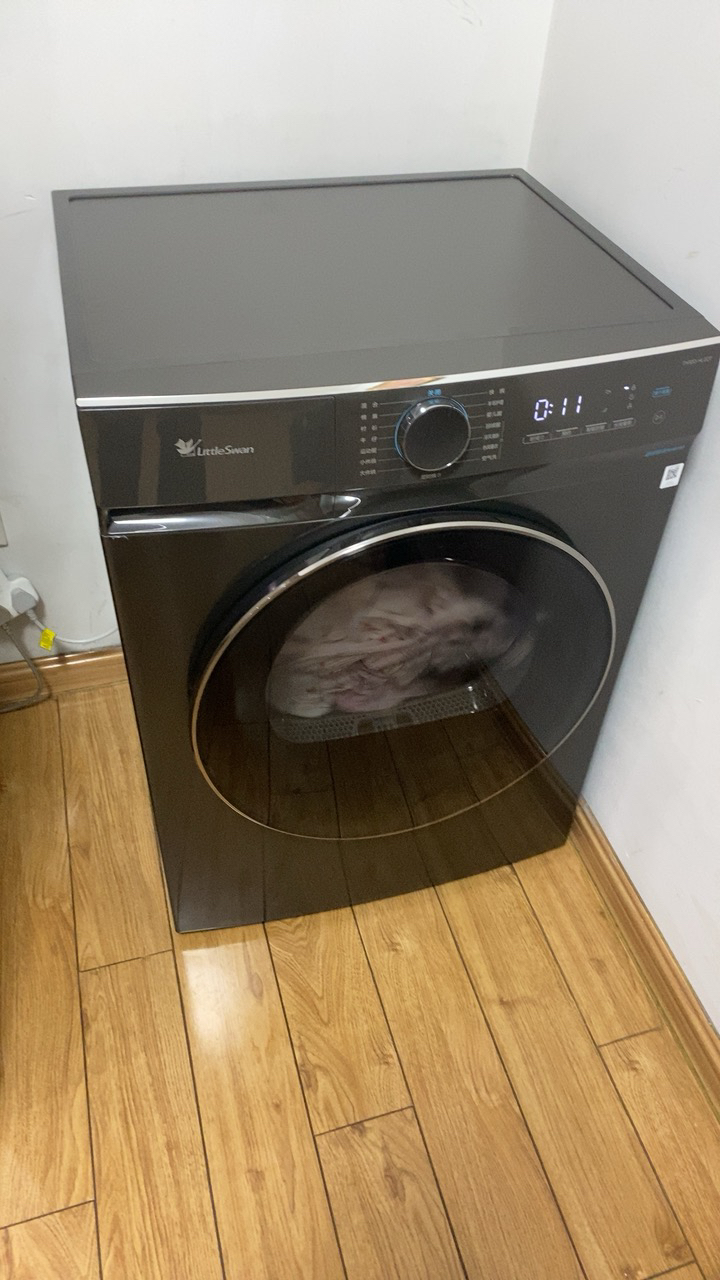 小天鹅(LittleSwan)10KG热泵烘干机家用干衣机AI正反转祛味除螨除潮回南天烘干机超薄TH100-HL02T晒单图