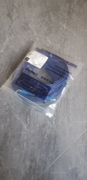 蓝色铠装尾纤 FC-FC 3米 根晒单图