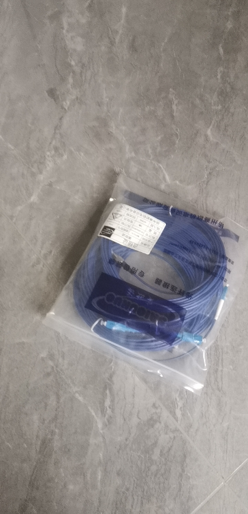 蓝色铠装尾纤 FC-FC 1米 根晒单图