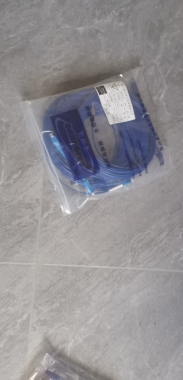蓝色铠装尾纤 FC-FC 5米 根晒单图