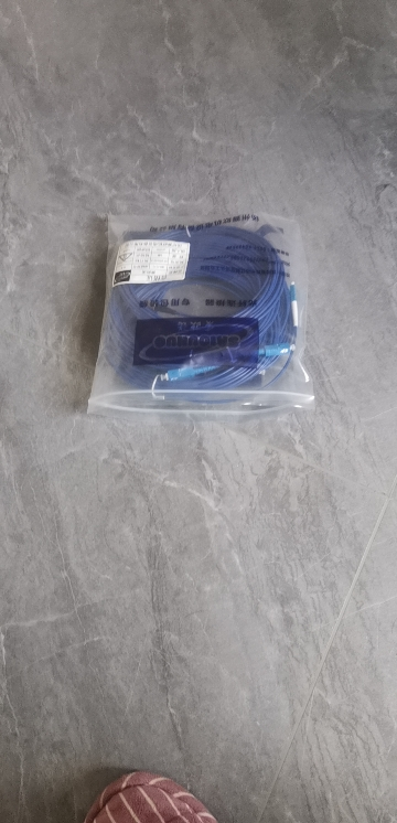 蓝色铠装尾纤 FC-LC 5米 根晒单图