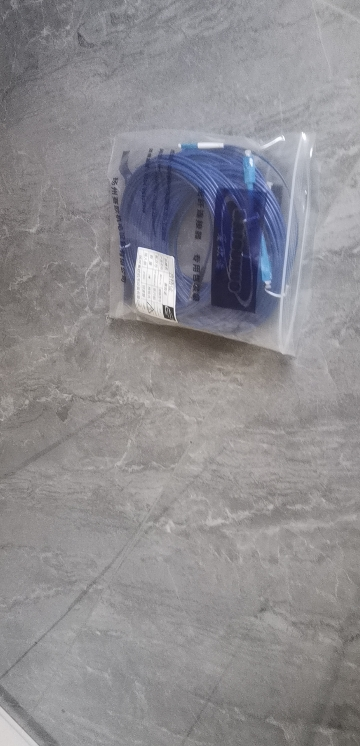 蓝色铠装尾纤 FC-SC 3米 根晒单图