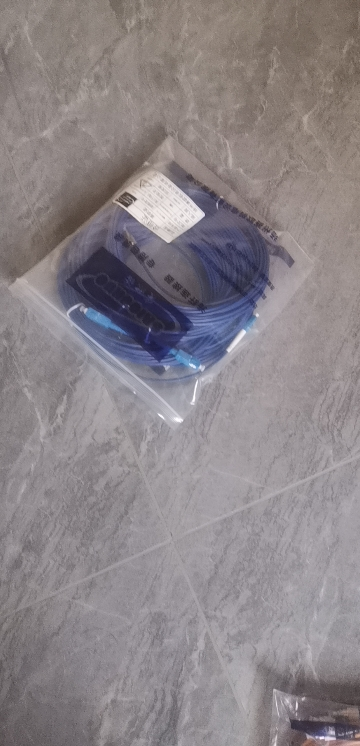 蓝色铠装尾纤 FC-FC 20米 根晒单图