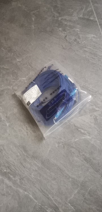 蓝色铠装尾纤 FC-LC 15米 根晒单图